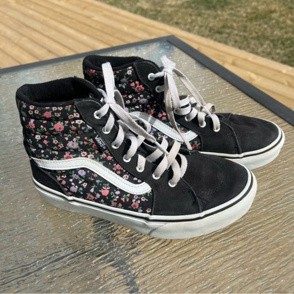 Vans Off The Wall Floral High Top Missy 5